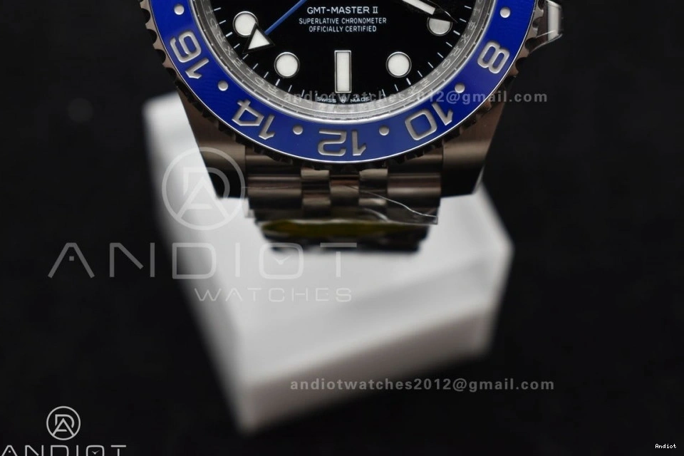 II BLNR 126710 CHS Jubilee Best Edition DD3285 Ceramic Blue GMT-Master Factory Black Bracelet on Clean 0321